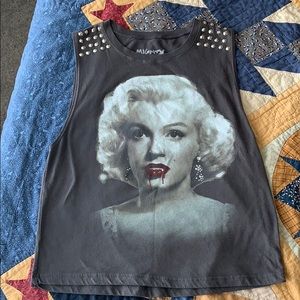 Marilyn Monroe graphic tank top